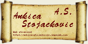 Ankica Stojačković vizit kartica